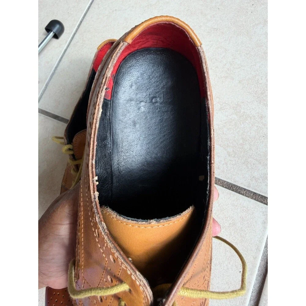 Saks Fifth Avenue Shoes, Red Saks Fifth Avenue Mens Preston Leather Shoe sz 12